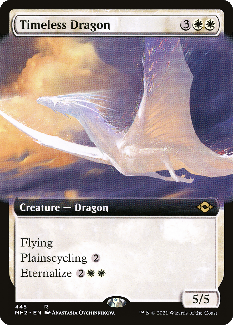 Timeless Dragon (Extended Art) (MH2-445) [Modern Horizons 2]