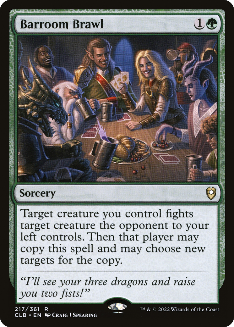 Barroom Brawl (CLB-217) [Commander Legends: Battle for Baldur's Gate]