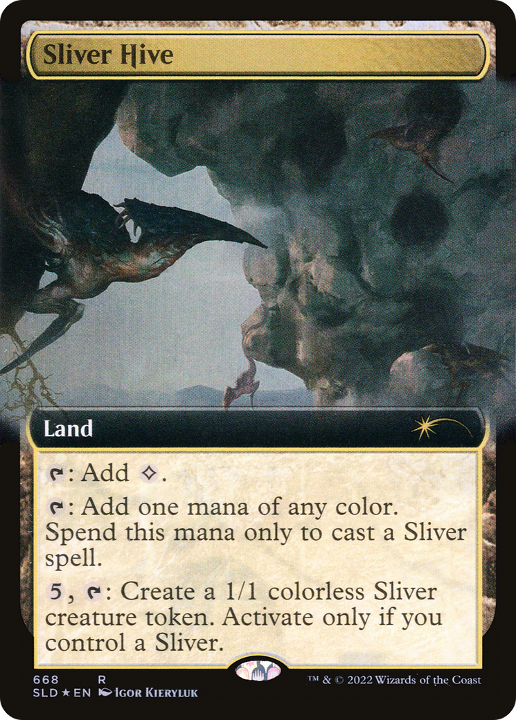 Sliver Hive (Extended Art) (SLD-668) [Secret Lair Drop] Foil