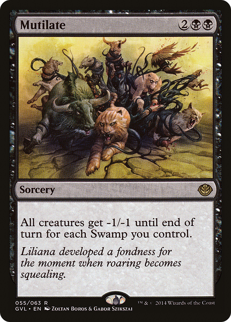 Mutilate (DD3-055) [Duel Decks Anthology: Garruk vs. Liliana]