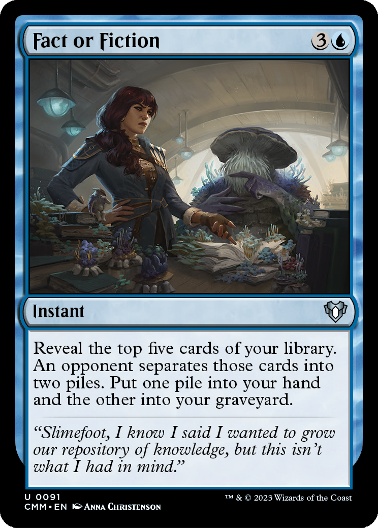 Fact or Fiction (CMM-091) [Commander Masters]