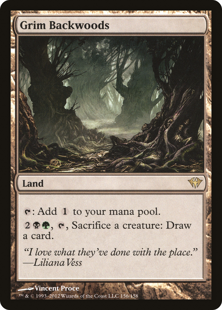 Grim Backwoods (DKA-156) [Dark Ascension] Foil