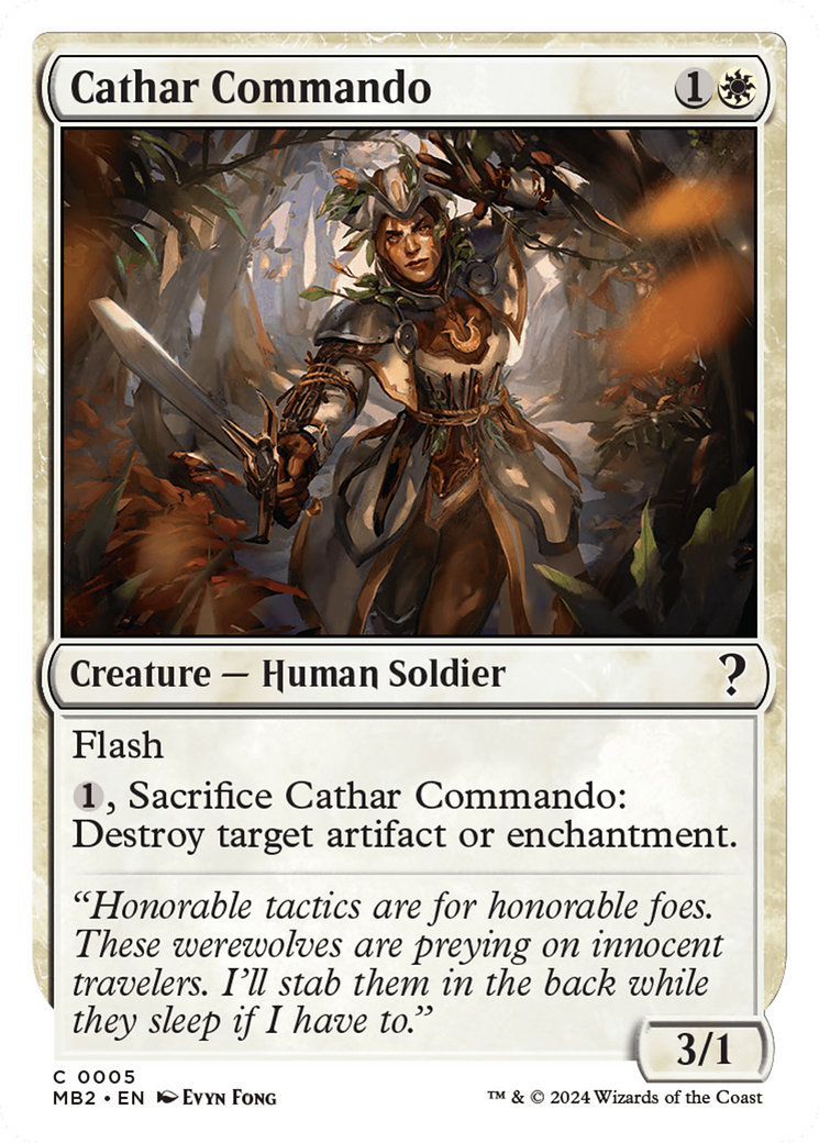Cathar Commando (MB2-005) [Mystery Booster 2]