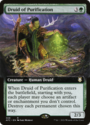 Druid of Purification (Extended Art) (AFC-308) [Forgotten Realms Commander]