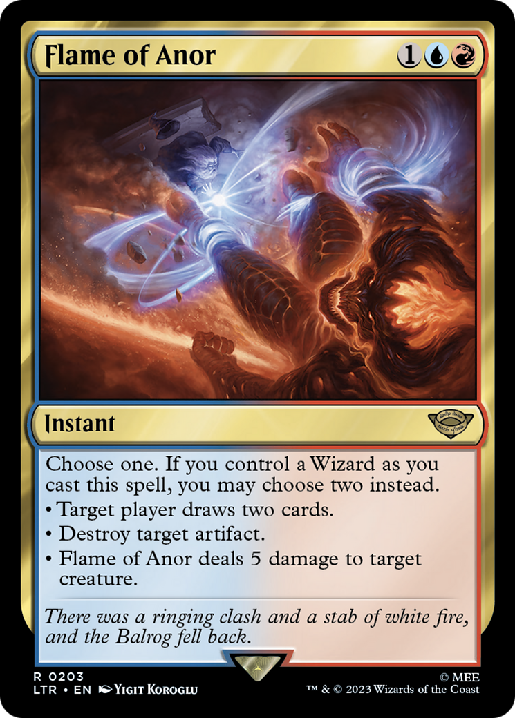 Flame of Anor (LTR-203) [The Lord of the Rings: Tales of Middle-earth] Foil