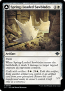 Spring-Loaded Sawblades // Bladewheel Chariot (LCI-036) [The Lost Caverns of Ixalan] Foil