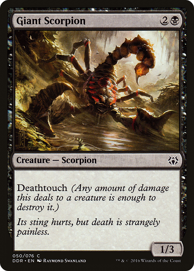 Giant Scorpion (DDR-050) [Duel Decks: Nissa vs. Ob Nixilis]