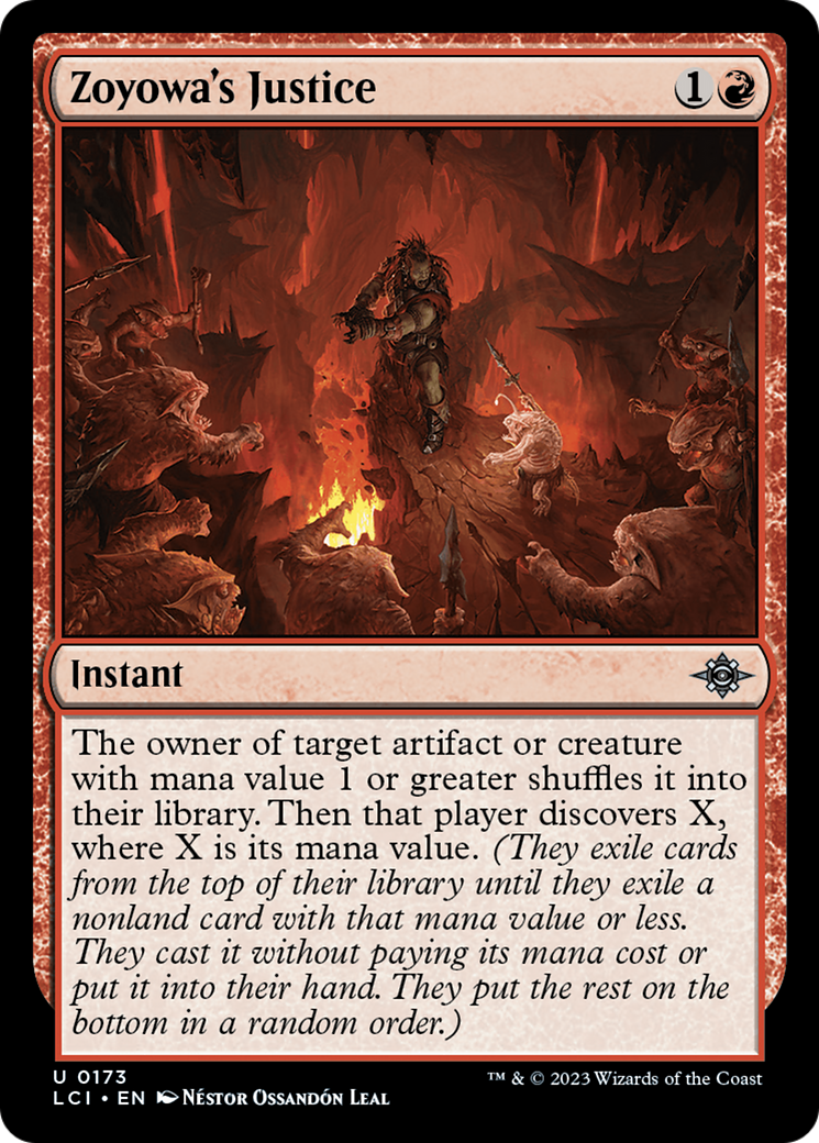 Zoyowa's Justice (LCI-173) [The Lost Caverns of Ixalan] Foil