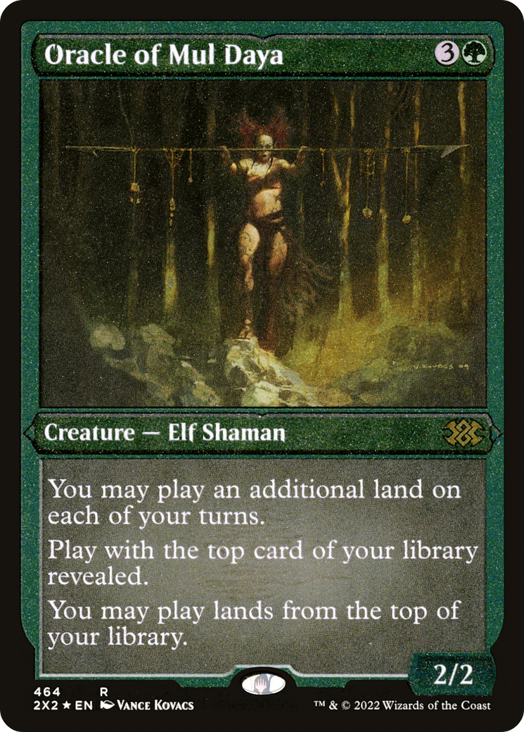 Oracle of Mul Daya (Foil Etched) (2X2-464) [Double Masters 2022] Foil