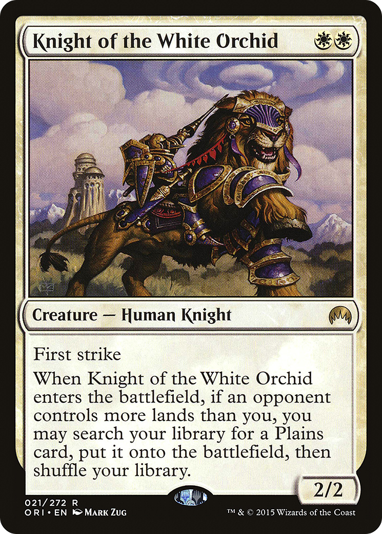 Knight of the White Orchid (ORI-021) [Magic Origins] Foil