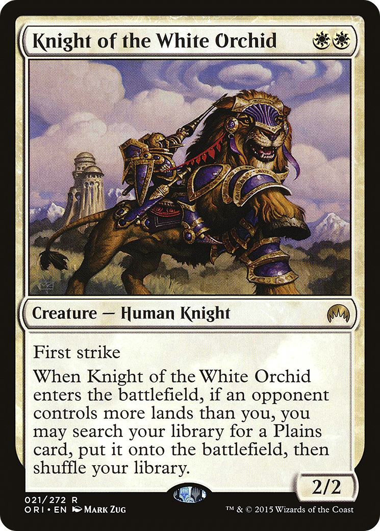 Knight of the White Orchid (ORI-021) [Magic Origins]