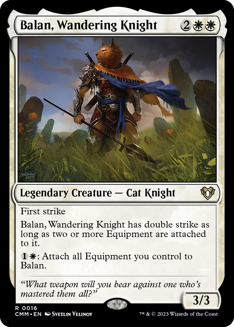 Balan, Wandering Knight (CMM-016) [Commander Masters]