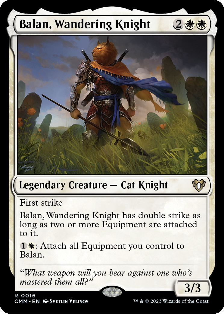 Balan, Wandering Knight (CMM-016) [Commander Masters]