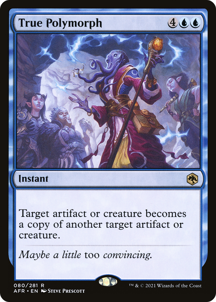 True Polymorph (AFR-080) [Adventures in the Forgotten Realms] Foil