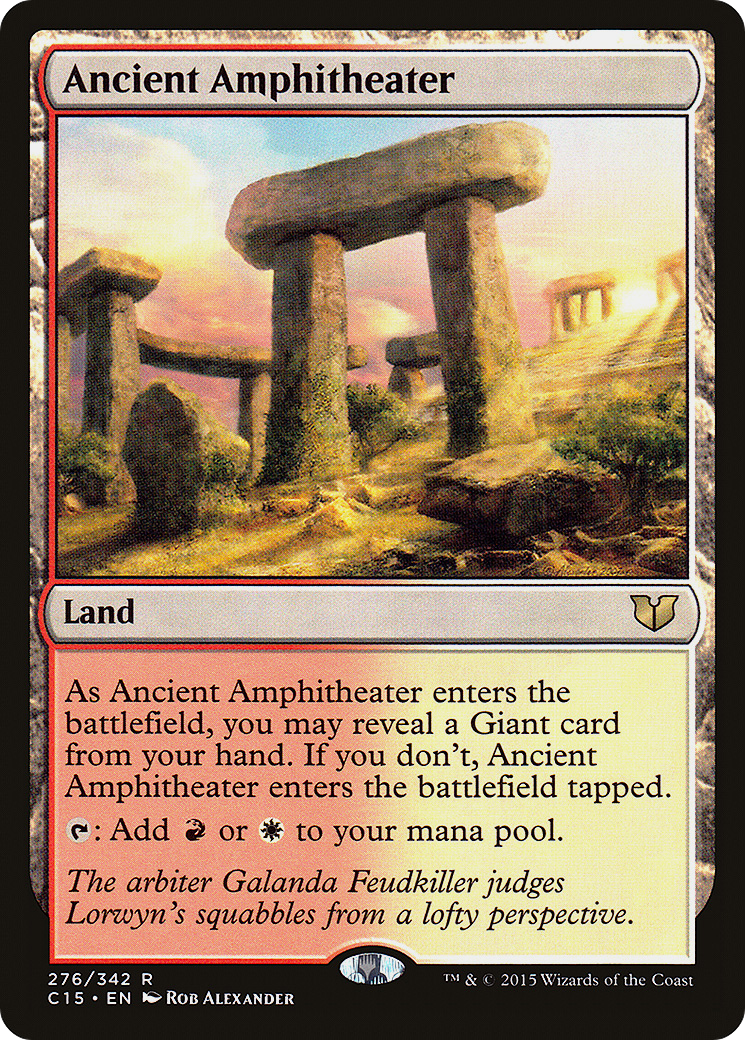 Ancient Amphitheater (C15-276) [Commander 2015]