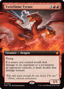 Twinflame Tyrant (FDN-469) [Foundations]: (Extended Art) Foil