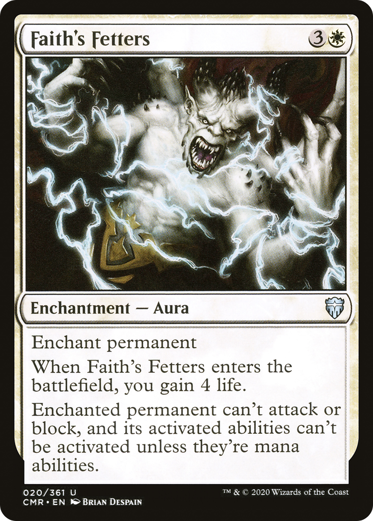 Faith's Fetters (CMR-020) [Commander Legends] Foil
