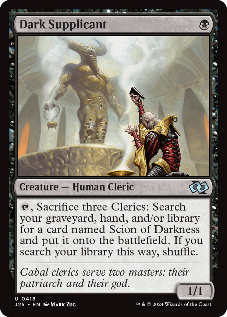 Dark Supplicant (J25-418) [Foundations Jumpstart]
