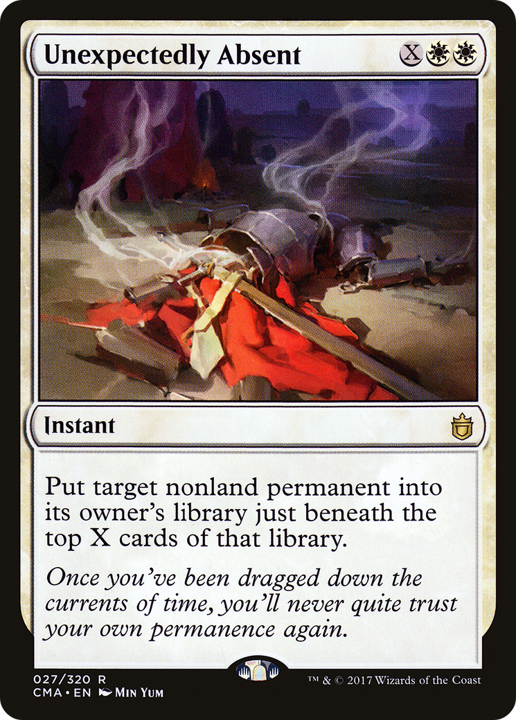 Unexpectedly Absent (CMA-027) [Commander Anthology]