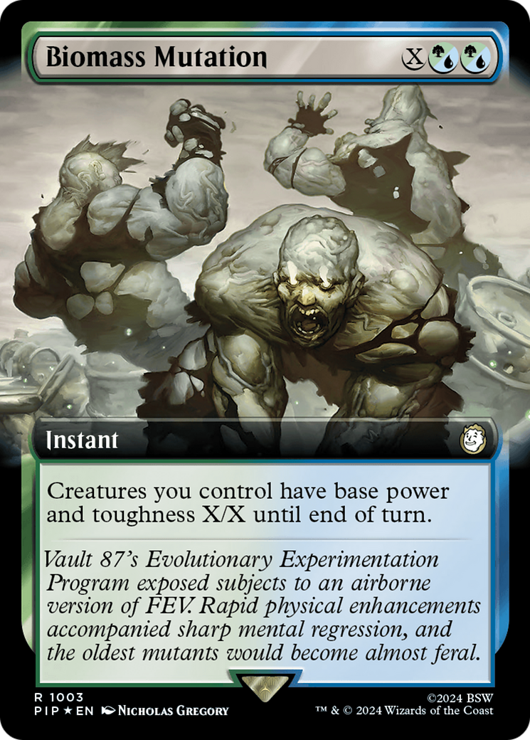 Biomass Mutation (PIP-1003) [Fallout]: (Extended Art) Foil