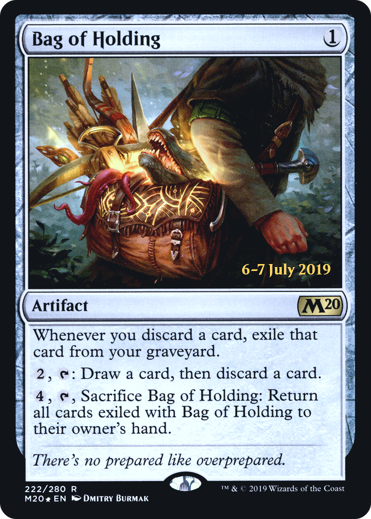 Bag of Holding (PRE-222S) [Core Set 2020 Promos] Foil
