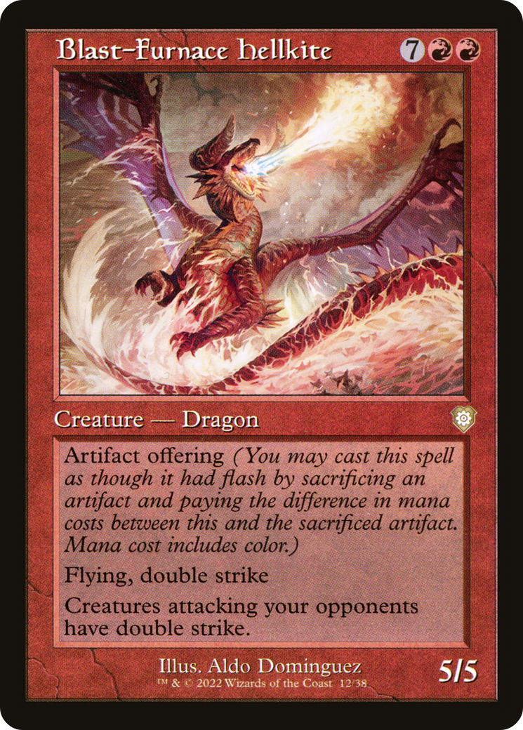 Blast-Furnace Hellkite (BRC-012) [The Brothers' War Commander]