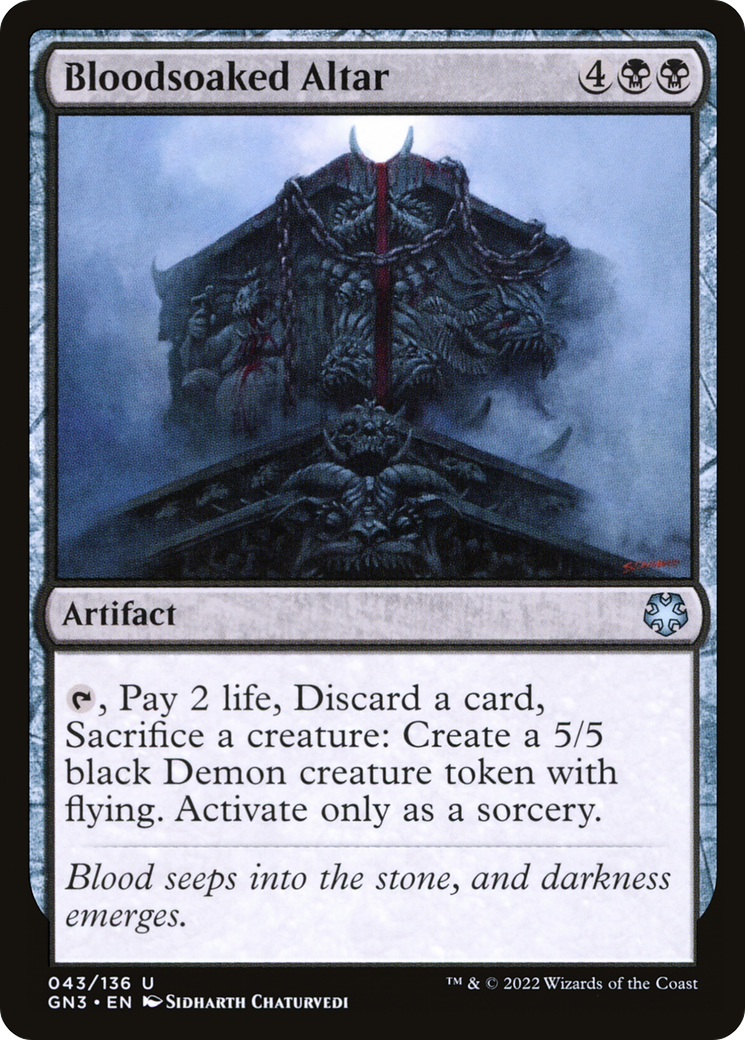 Bloodsoaked Altar (GN3-043) [Game Night: Free-for-All]