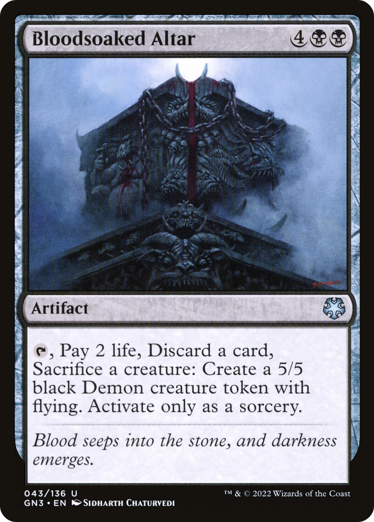 Bloodsoaked Altar (GN3-043) [Game Night: Free-for-All]