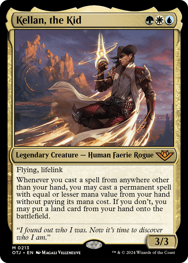Kellan, the Kid (OTJ-213) [Outlaws of Thunder Junction] Foil