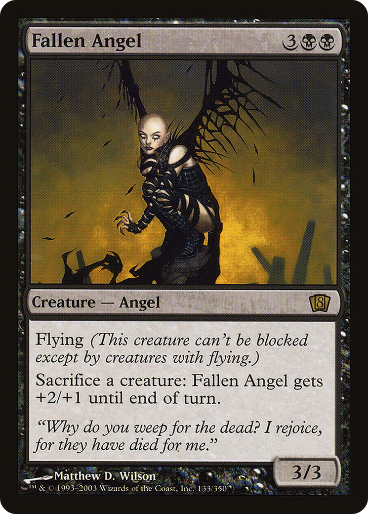 Fallen Angel (8ED-133★) [8th Edition] Foil