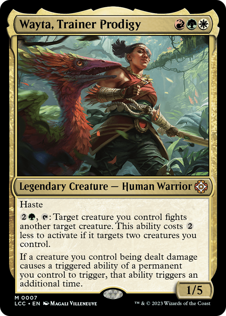Wayta, Trainer Prodigy (LCC-007) [The Lost Caverns of Ixalan Commander] Foil