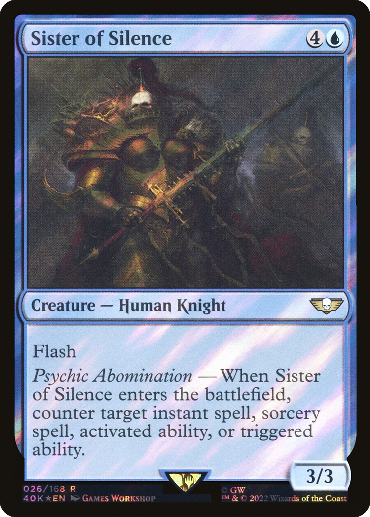 Sister of Silence (40K-26★) [Warhammer 40,000 Commander] Foil