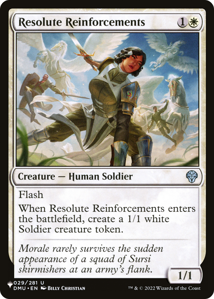 Resolute Reinforcements (LIST-DMU-29) [The List]