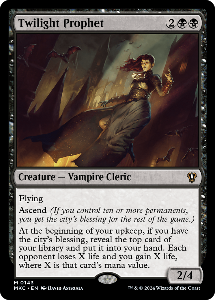 Twilight Prophet (MKC-143) [Murders at Karlov Manor Commander]