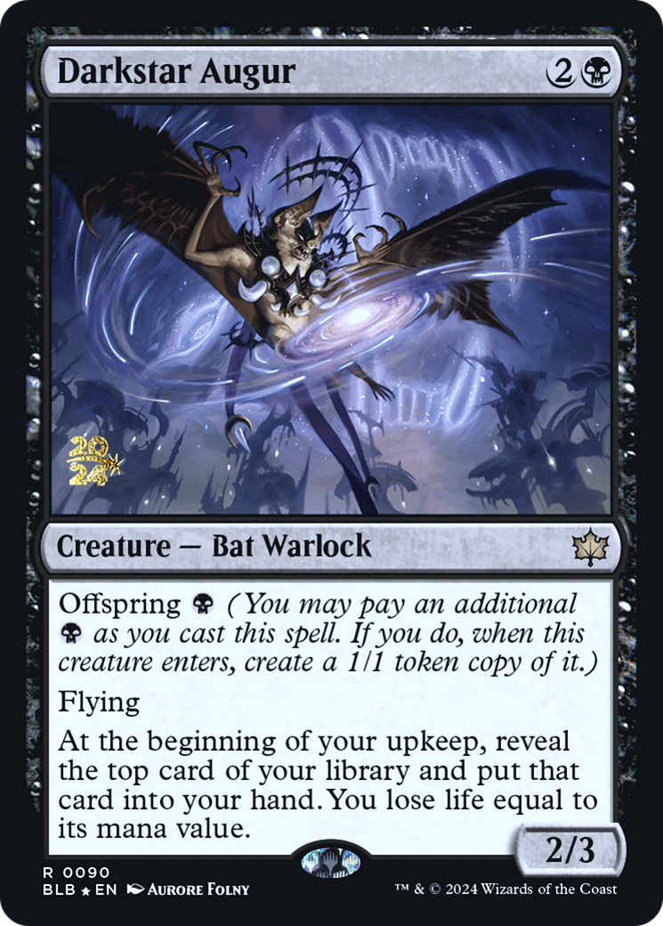 Darkstar Augur (PRE-90S) [Bloomburrow Promos] Foil