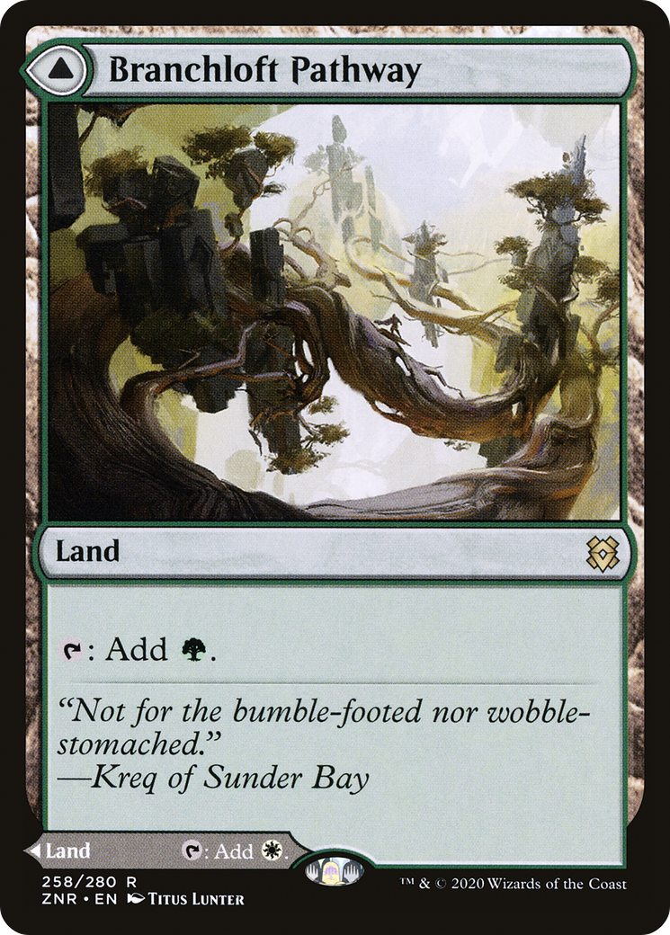 Branchloft Pathway // Boulderloft Pathway (ZNR-258) [Zendikar Rising]