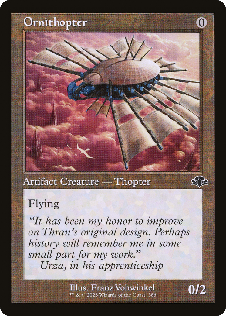 Ornithopter (DMR-386) [Dominaria Remastered] Foil