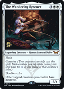 The Wandering Rescuer (PRE-41S) [Duskmourn: House of Horror Promos] Foil