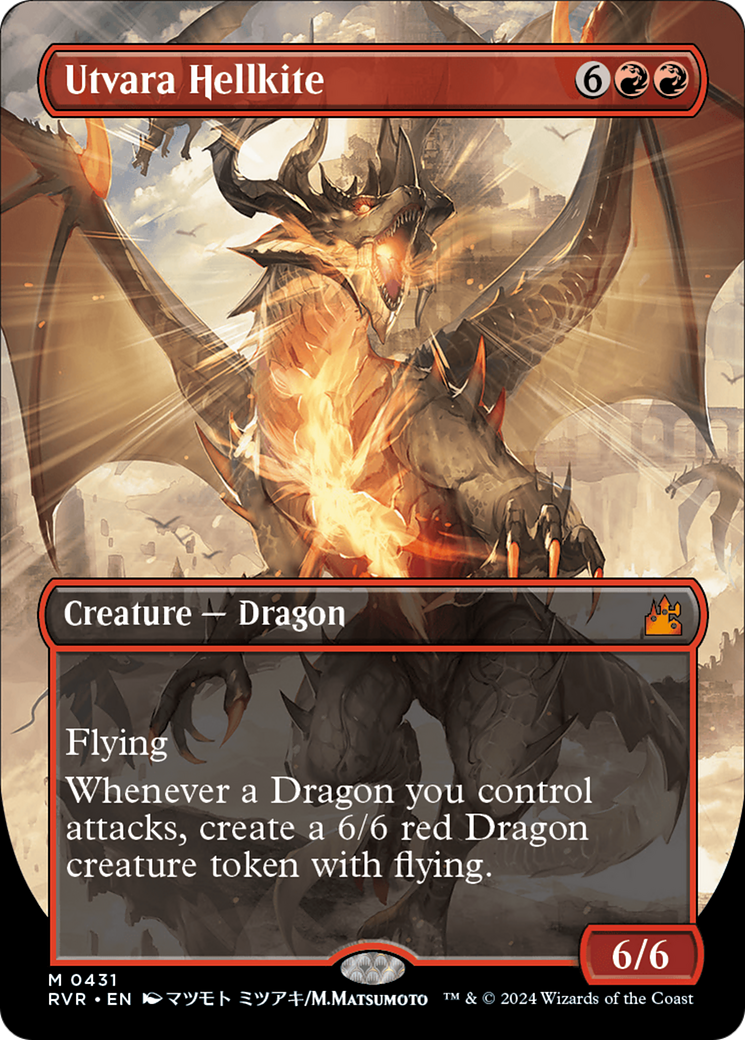 Utvara Hellkite (RVR-431) [Ravnica Remastered] (Borderless)