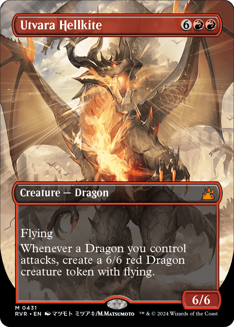 Utvara Hellkite (Anime Borderless) (RVR-431) [Ravnica Remastered]