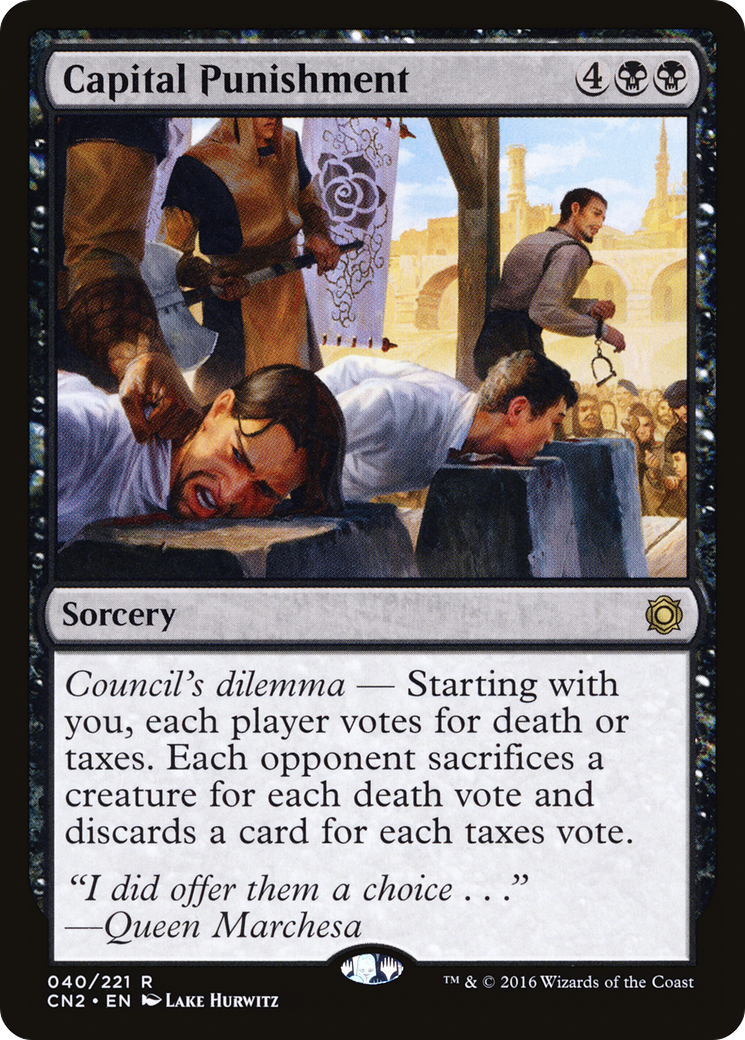 Capital Punishment (CN2-040) [Conspiracy: Take the Crown] Foil