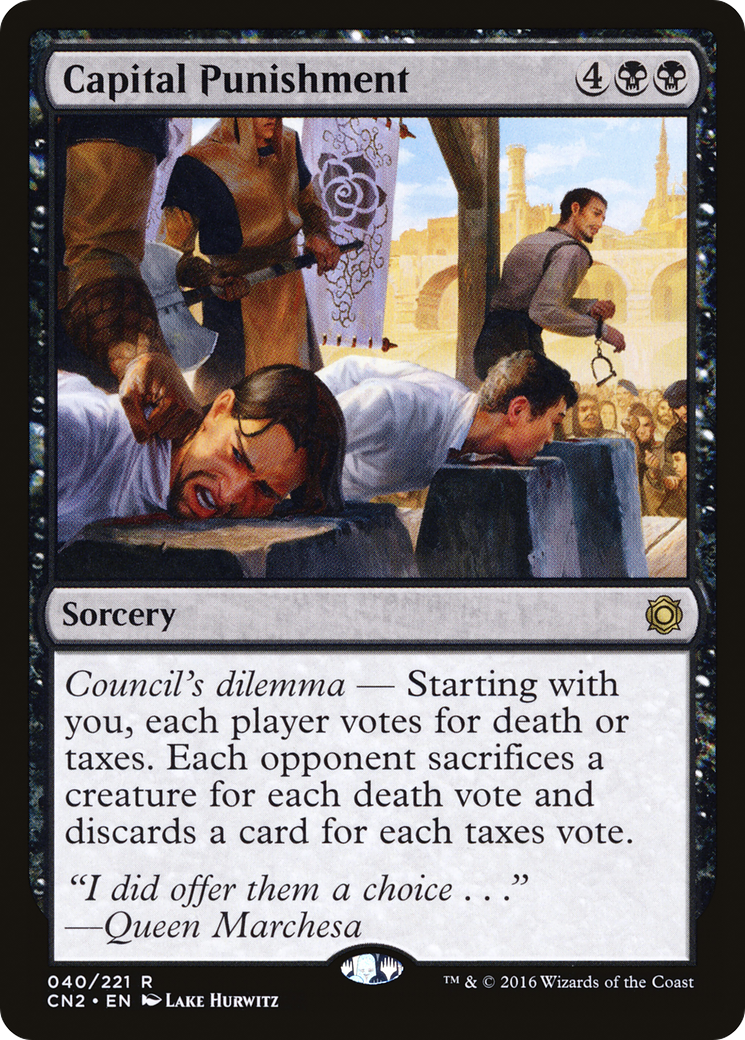 Capital Punishment (CN2-040) [Conspiracy: Take the Crown] Foil