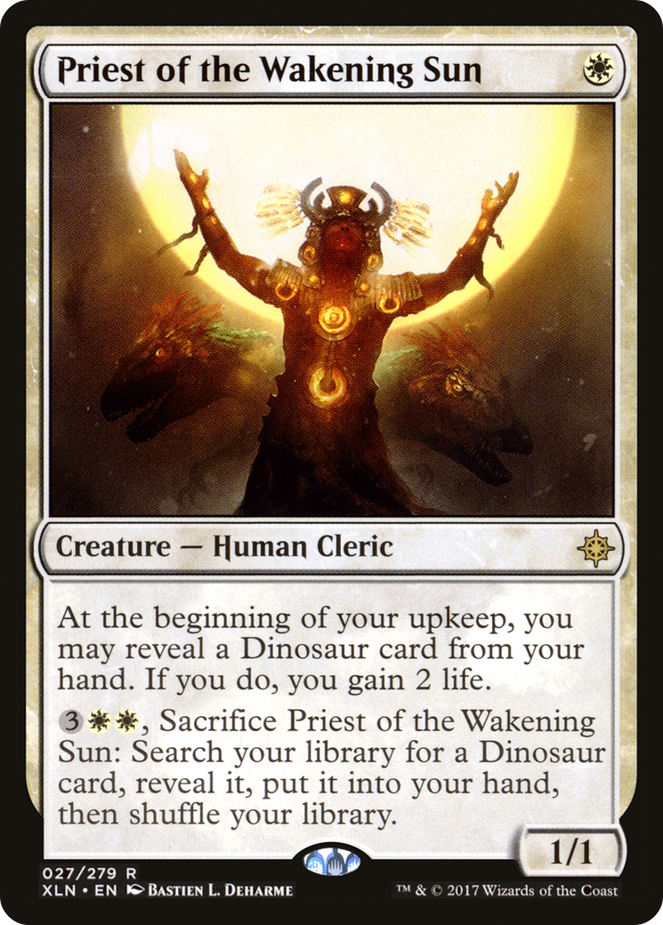 Priest of the Wakening Sun (XLN-027) [Ixalan] Foil