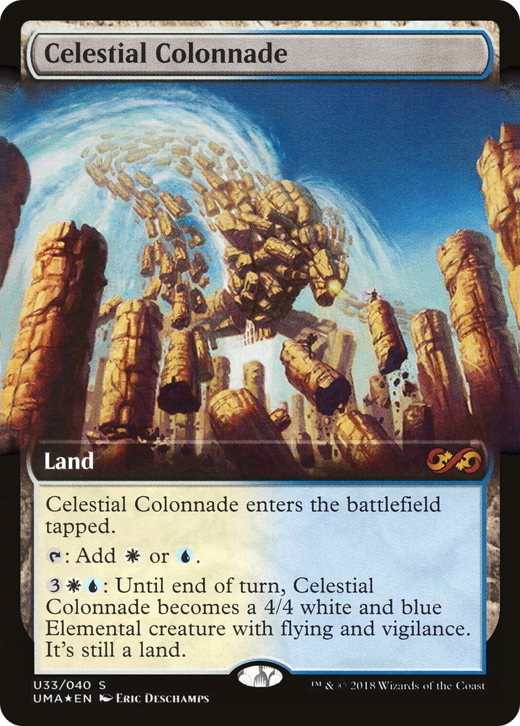 Celestial Colonnade (UMA:BT-U33) [Ultimate Box Topper]: (Extended Art) Foil