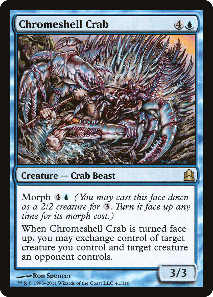 Chromeshell Crab (CMD-041) [Commander 2011]