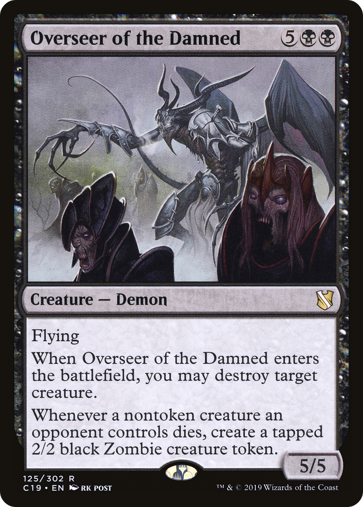 Overseer of the Damned (C19-125) [Commander 2019]