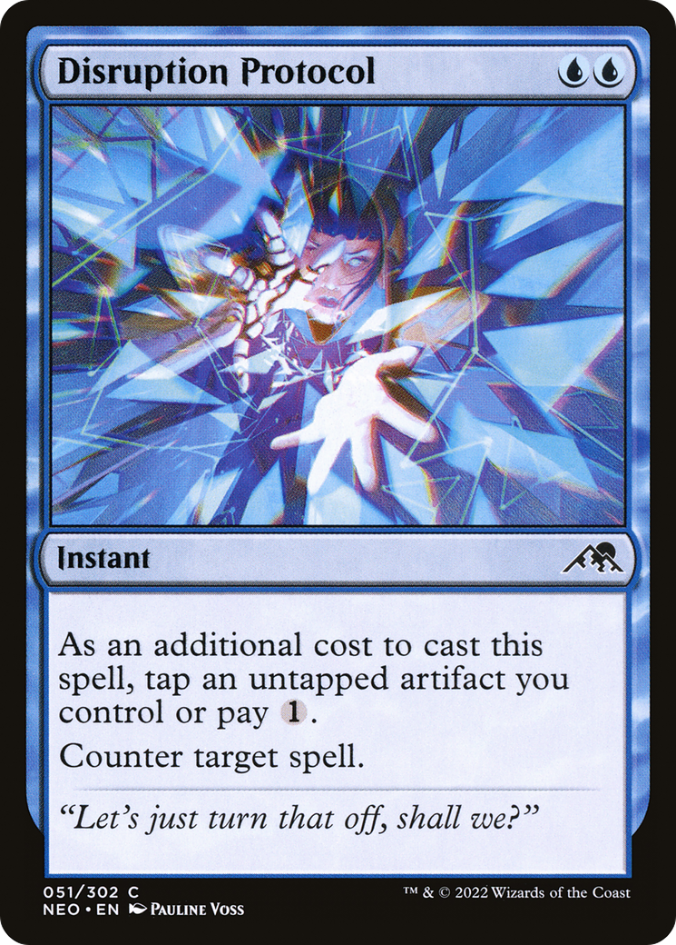 Disruption Protocol (NEO-051) [Kamigawa: Neon Dynasty]