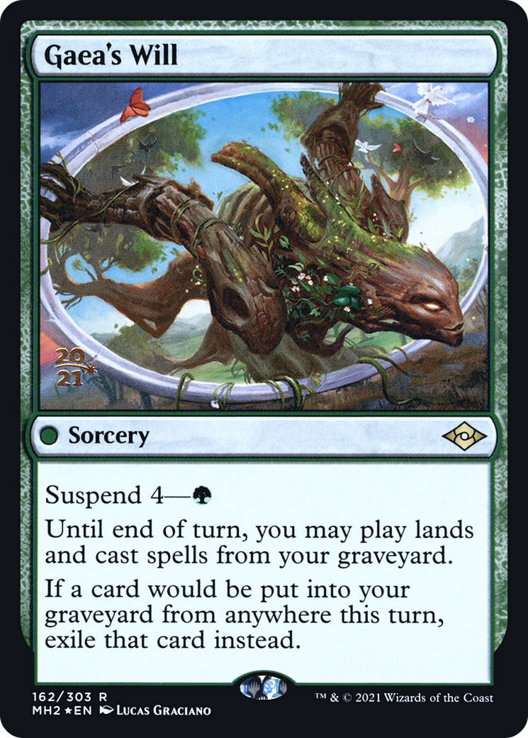 Gaea's Will (PRE-162S) [Modern Horizons 2 Promos] Foil