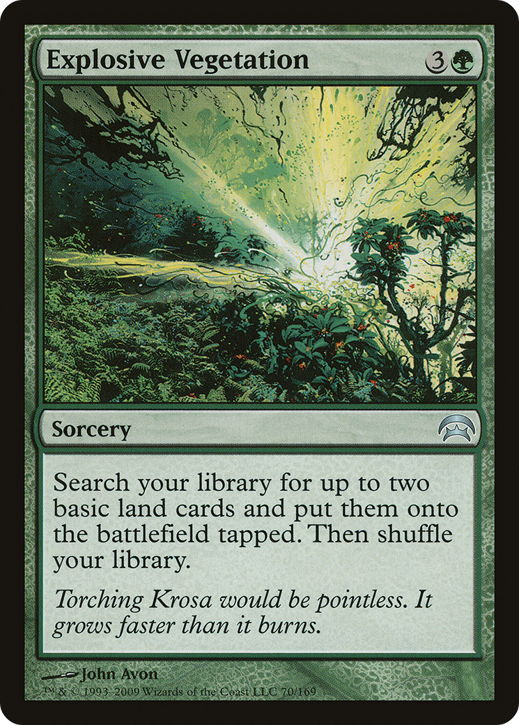 Explosive Vegetation (HOP-070) [Planechase]