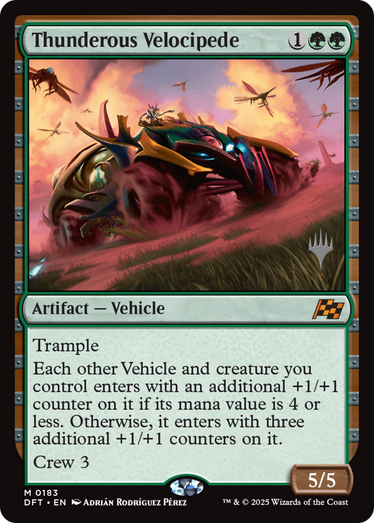 Thunderous Velocipede (PPDFT-183) [Promo Pack: Aetherdrift]